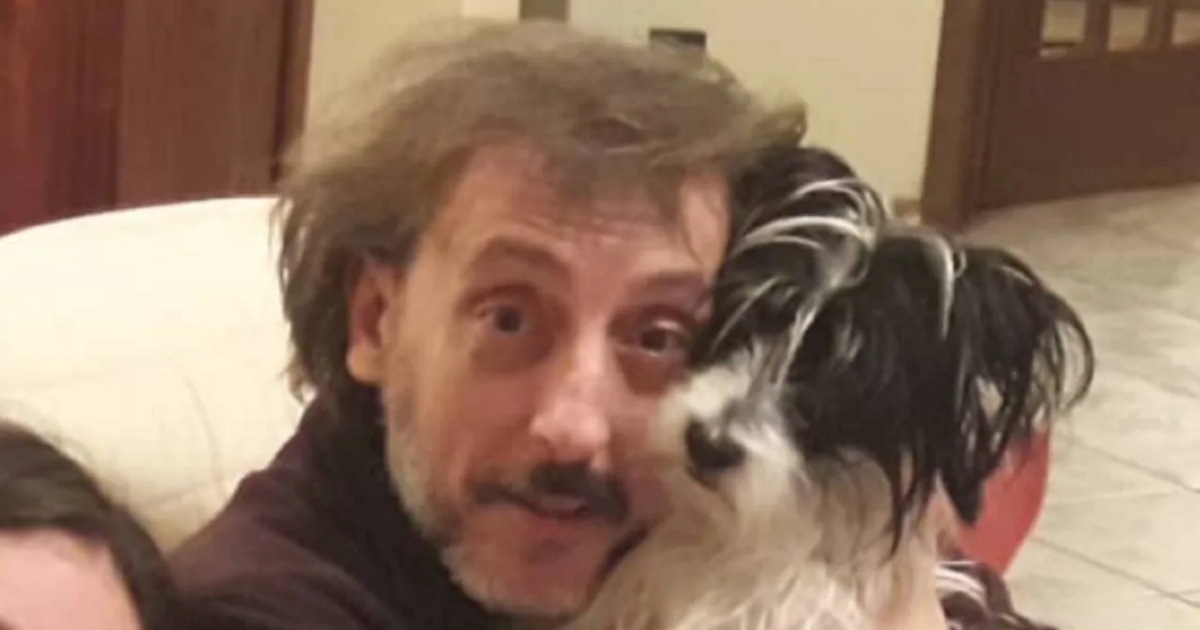 Massimo Ceccherini e il cane lucio